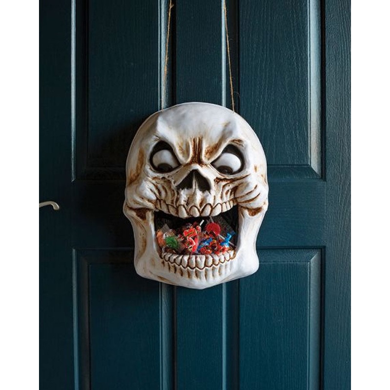 Skull Candy Dispenser Door Decoration 46cm