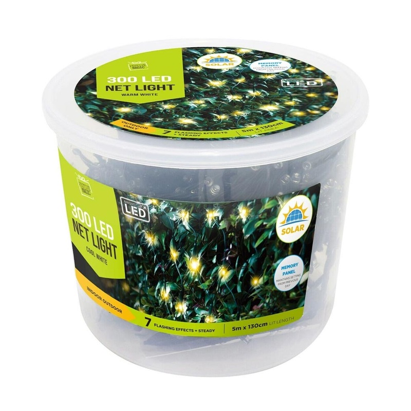 Solar Net Lights 300 Piece Warm White