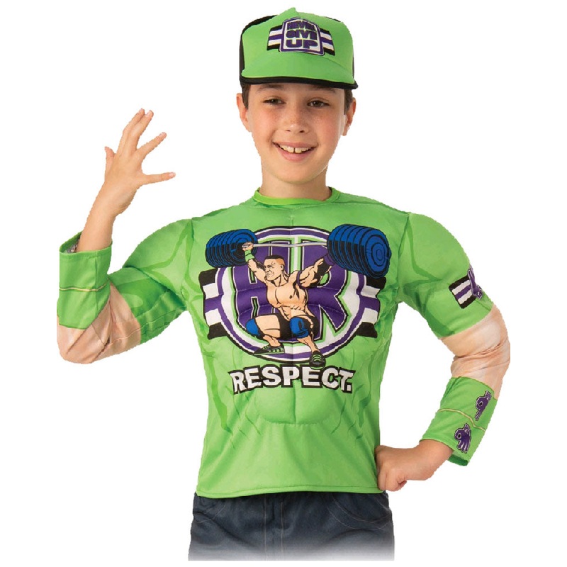 WWE John Cena Top and Hat Costume Kit