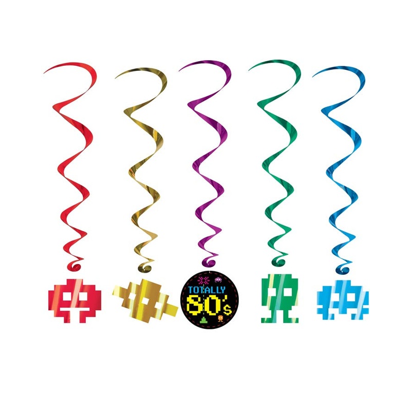 80s Whirl Decorations