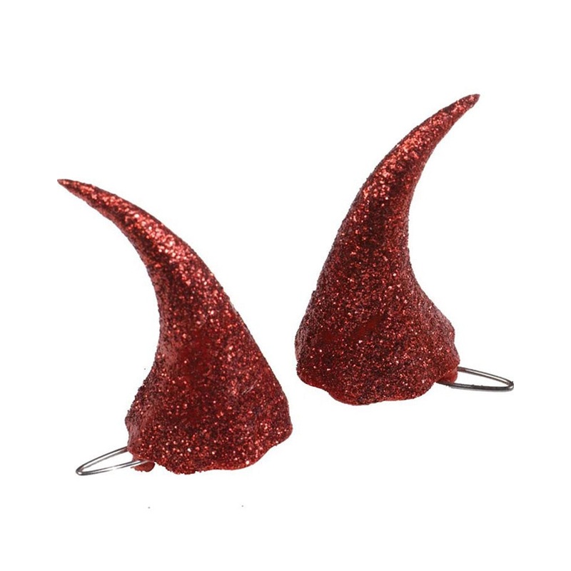 Clip On Miniature Devil Horns