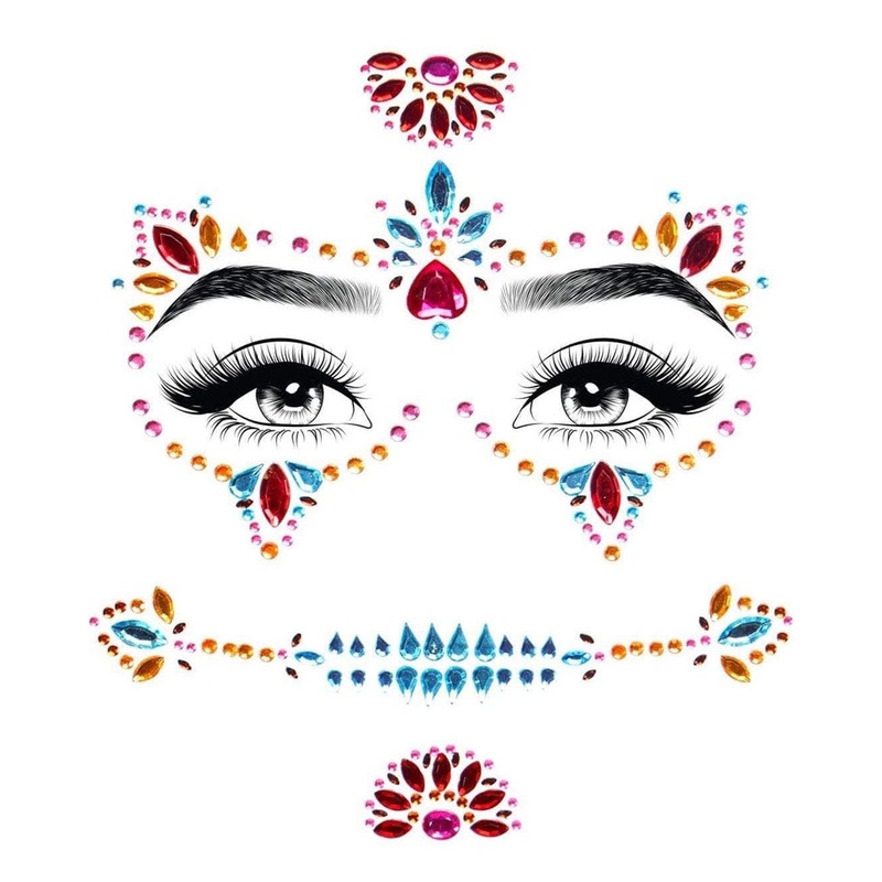 Day of the Dead Adhesive Face Jewels