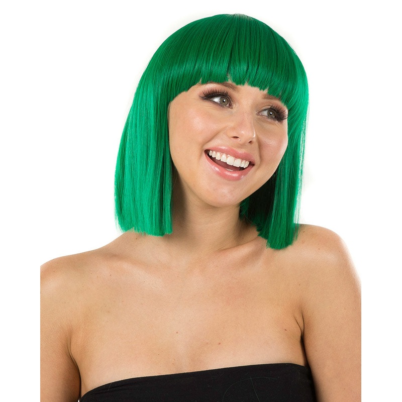 Fashion Deluxe Emerald Green Bob Wig