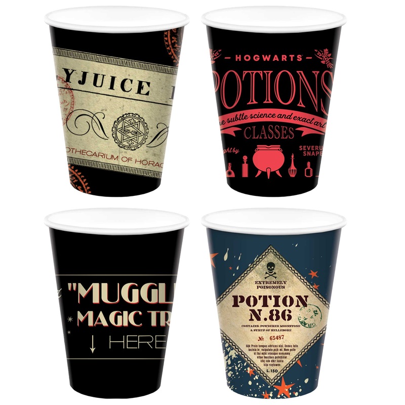 Harry Potter 266ml Mixed Paper Cups HC