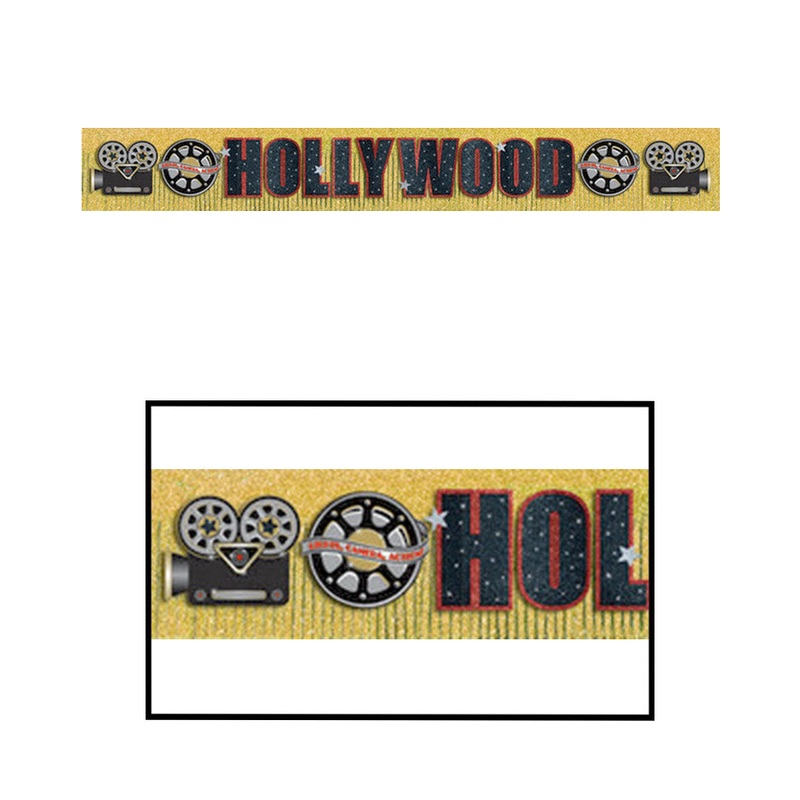 Hollywood Glitter Banner