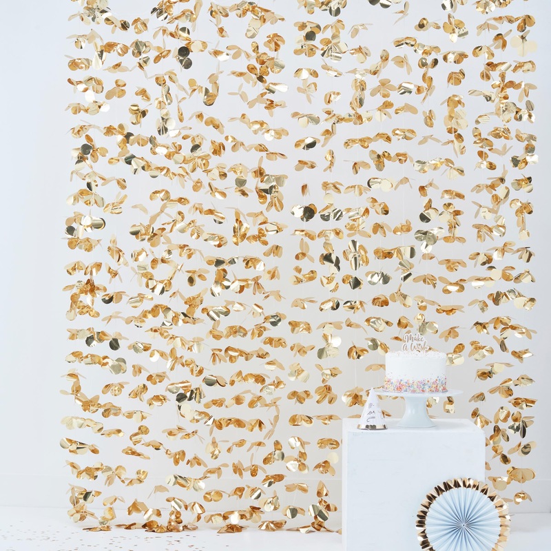 Pick and Mix Gold Photobooth Backdrop