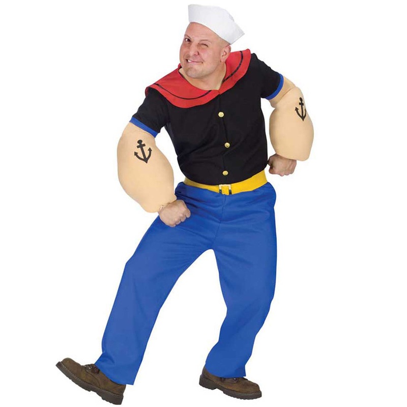 Popeye Mens Costume
