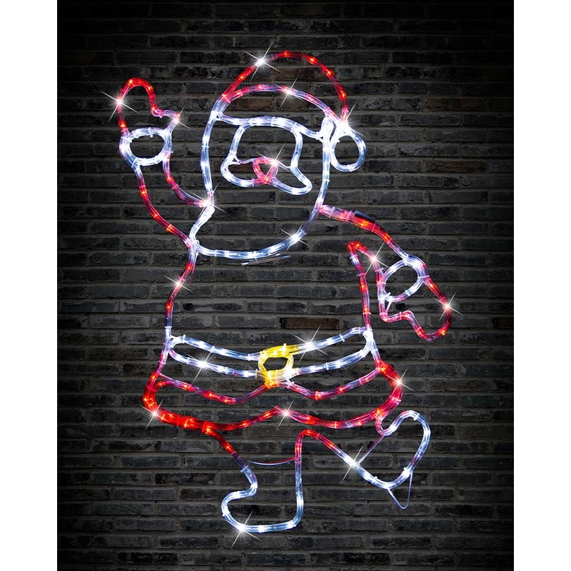 Santa Twinkle Christmas LED Ropelight 82cm