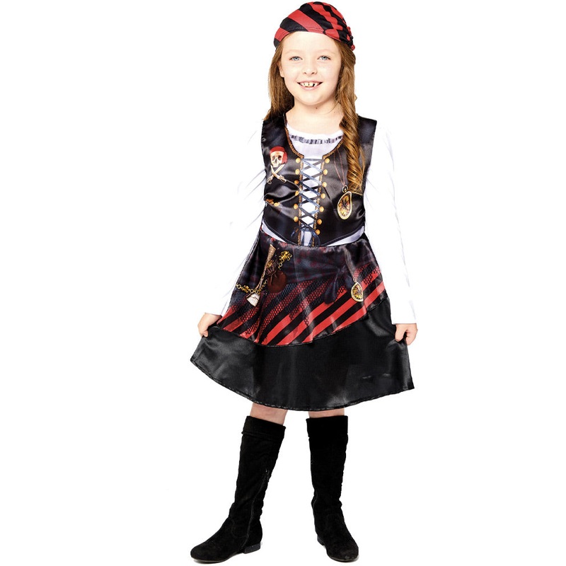 Sustainable Pirate Girls Costume