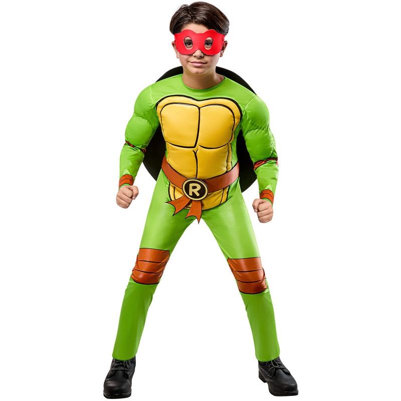 Teenage Mutant Ninja Turtles Muscle Chest Boys Costume