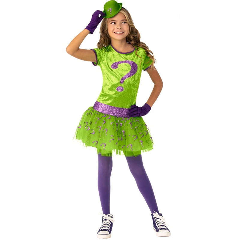 The Riddler Tutu Dress Deluxe Girls Costume