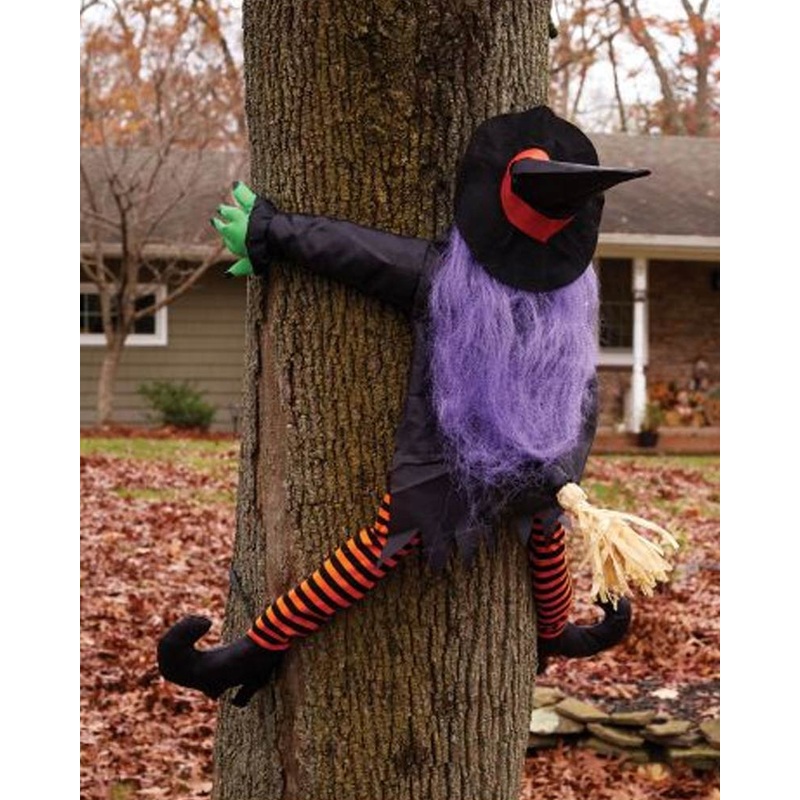 Wrong Way Witch Tree Hugger 91cm