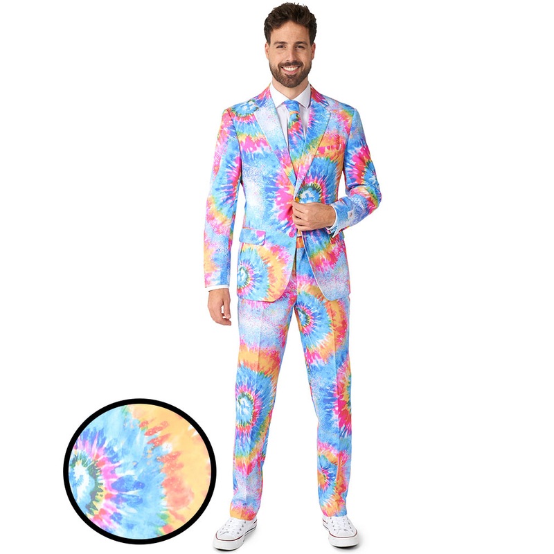 60s Opposuit Mr Tie Dye Premium Mens Suit