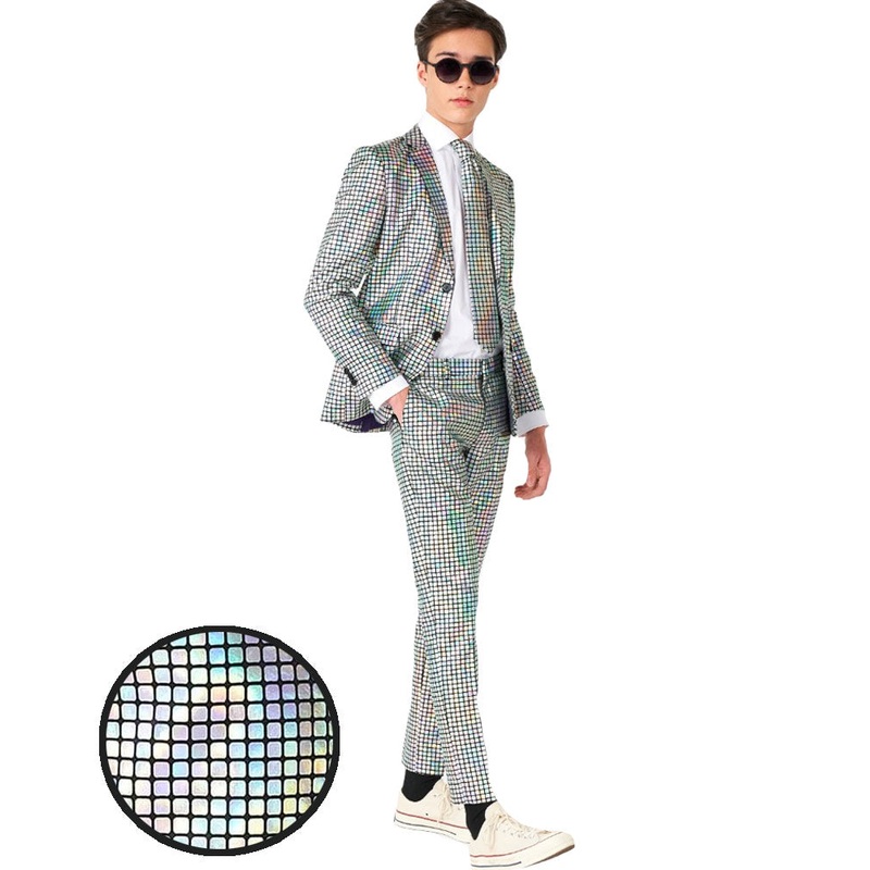 70s Opposuit Discoballer Premium Teen Boys Costume