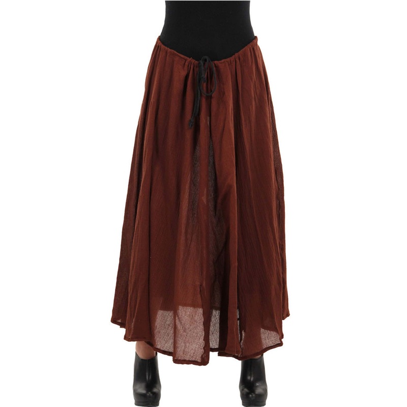 Brown Pirate Parachute Skirt