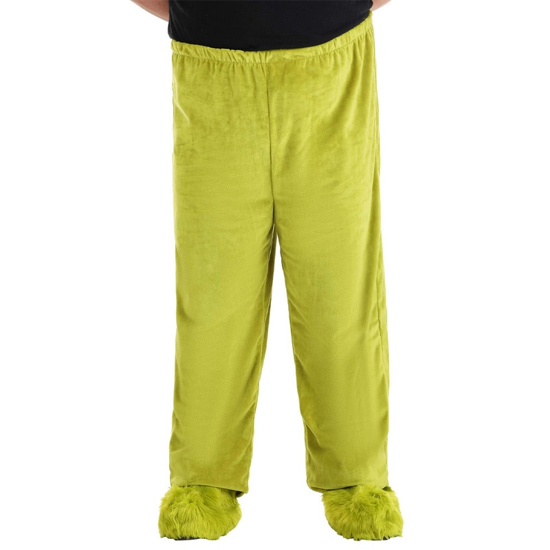 Dr Seuss The Grinch Adult Velboa Plus Size Pants