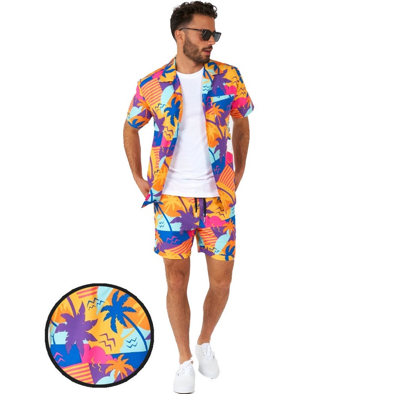 Opposuit Summer Palm Power Mens Swim Suit