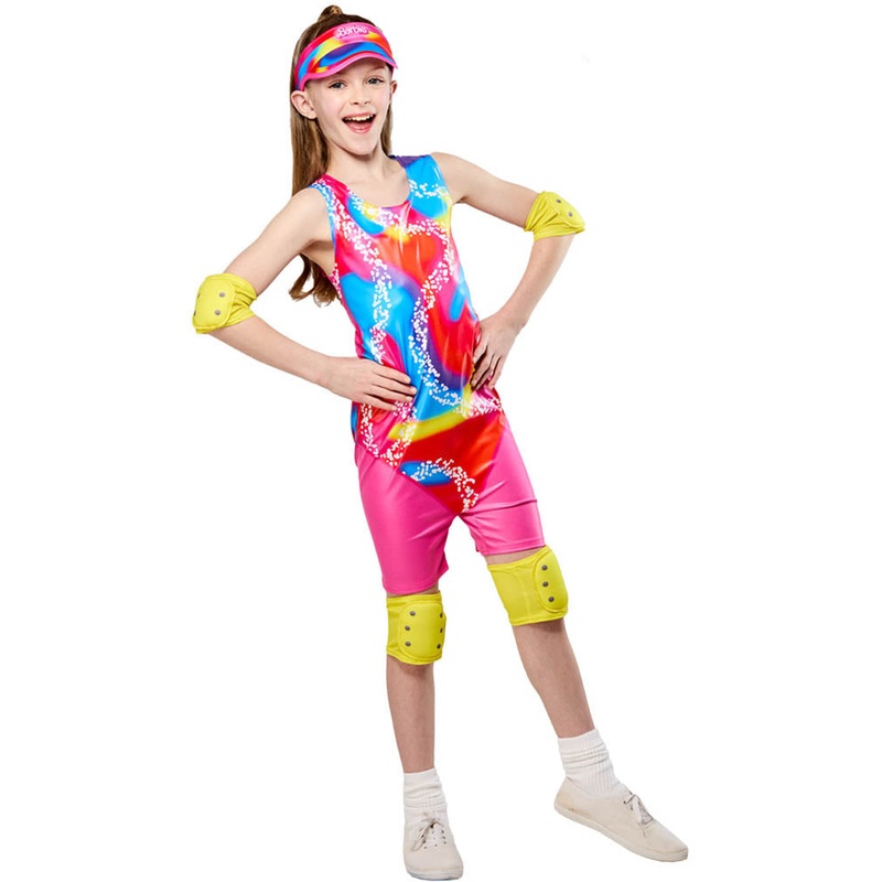 Rollerskate Barbie Girls Costume