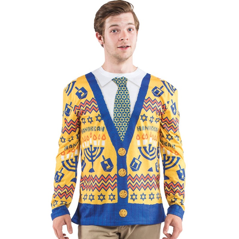 Ugly Hanukkah Mens Christmas Sweater