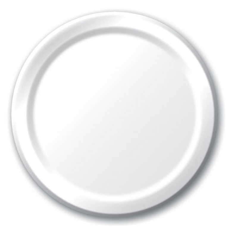 White 18cm Plates Pack of 24