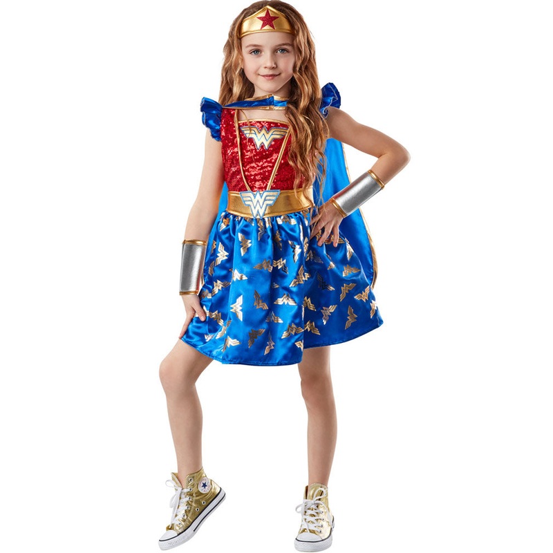 Wonder Woman Deluxe Girls Costume
