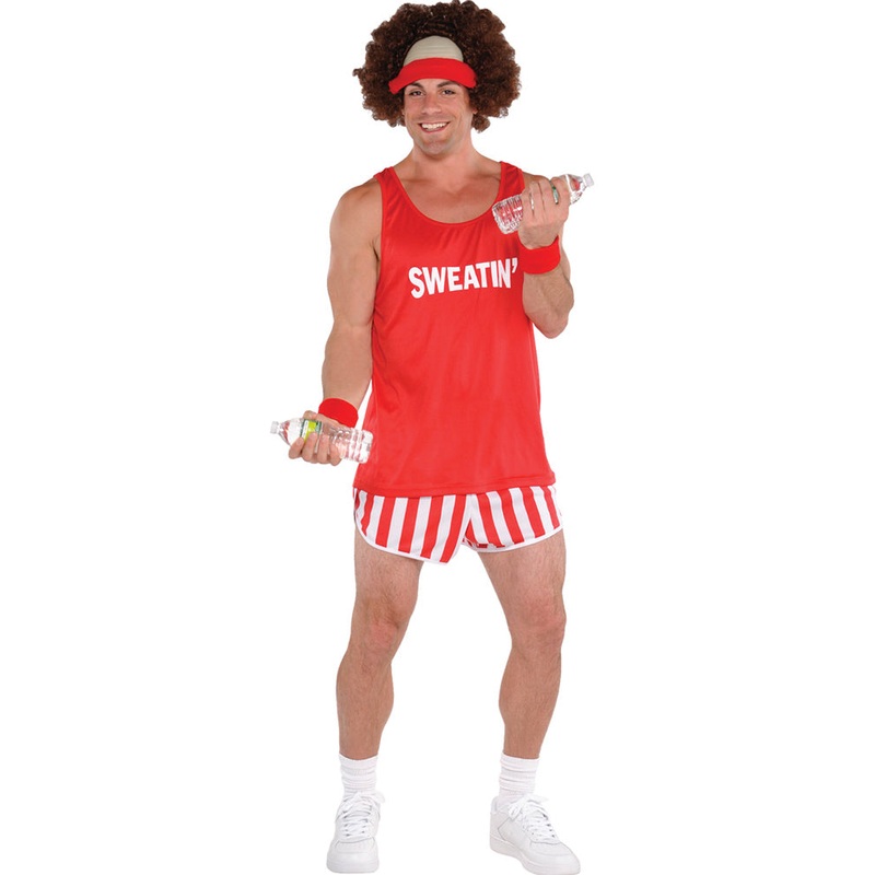 80s Exercise Maniac Mens Costume