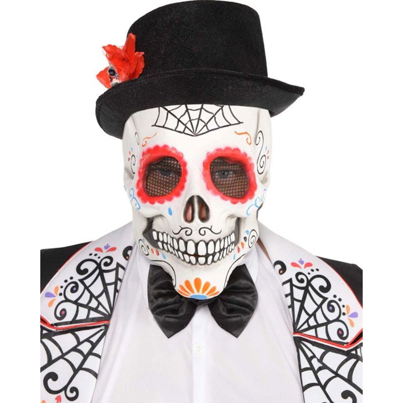 Day Of The Dead Sugar Skull Head Mask