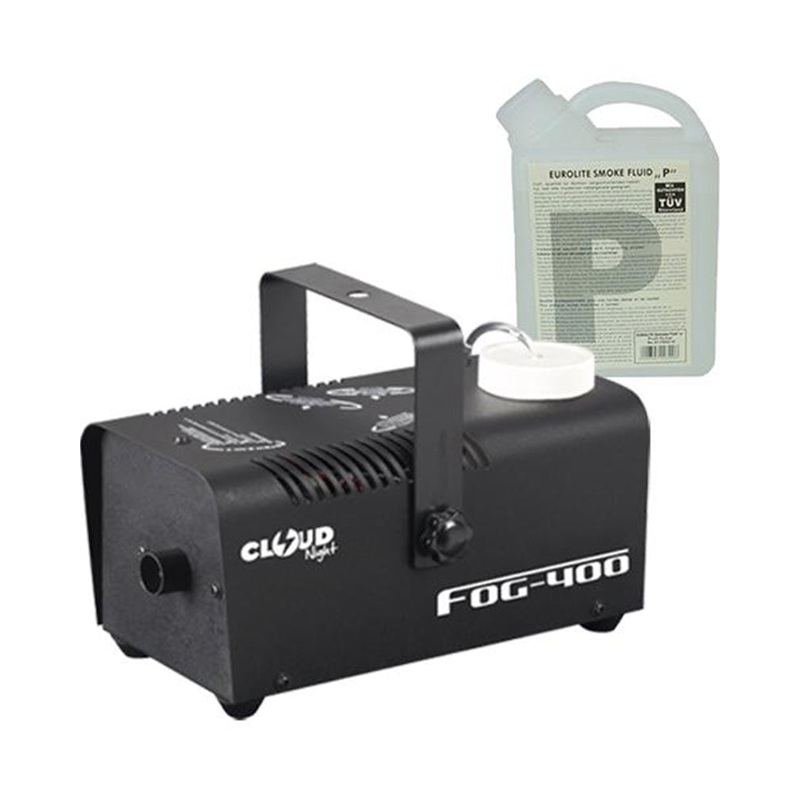 DL 400w Smoke Machine with Wired Remote and 1L Smoke Liquid