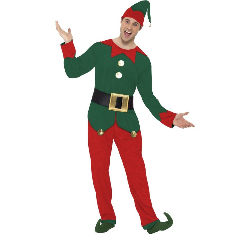 Elf Deluxe Mens Christmas Costume