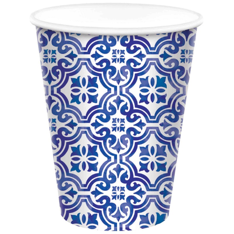 Mediterranean 266ml Paper Cup
