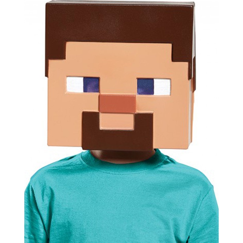Minecraft Steve Kids Half Mask