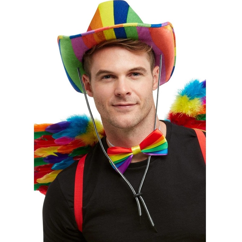 Rainbow Cowboy Hat