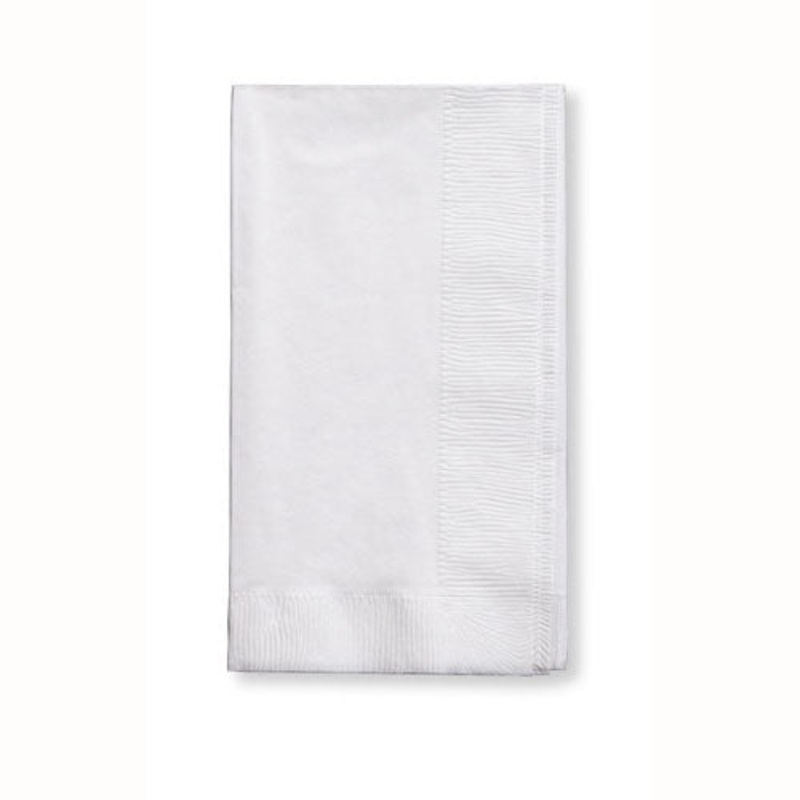 White Dinner Napkins Pack of 50