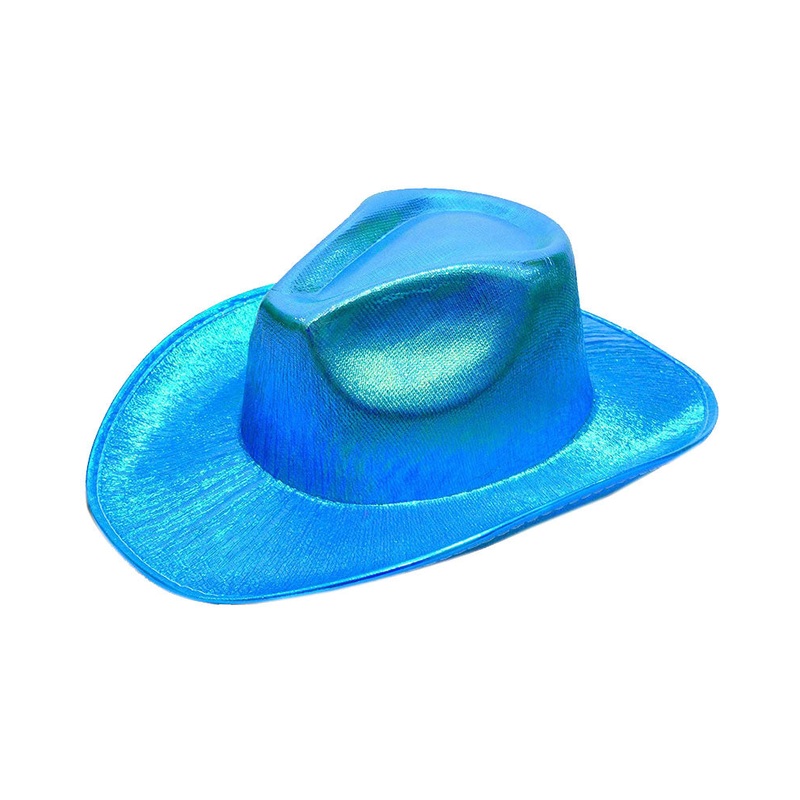 Blue Shimmer Cowboy Hat