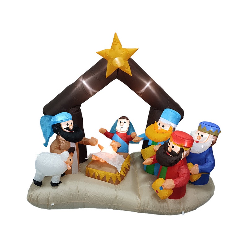 Christmas Nativity Scene Lawn Inflatable 1.6m