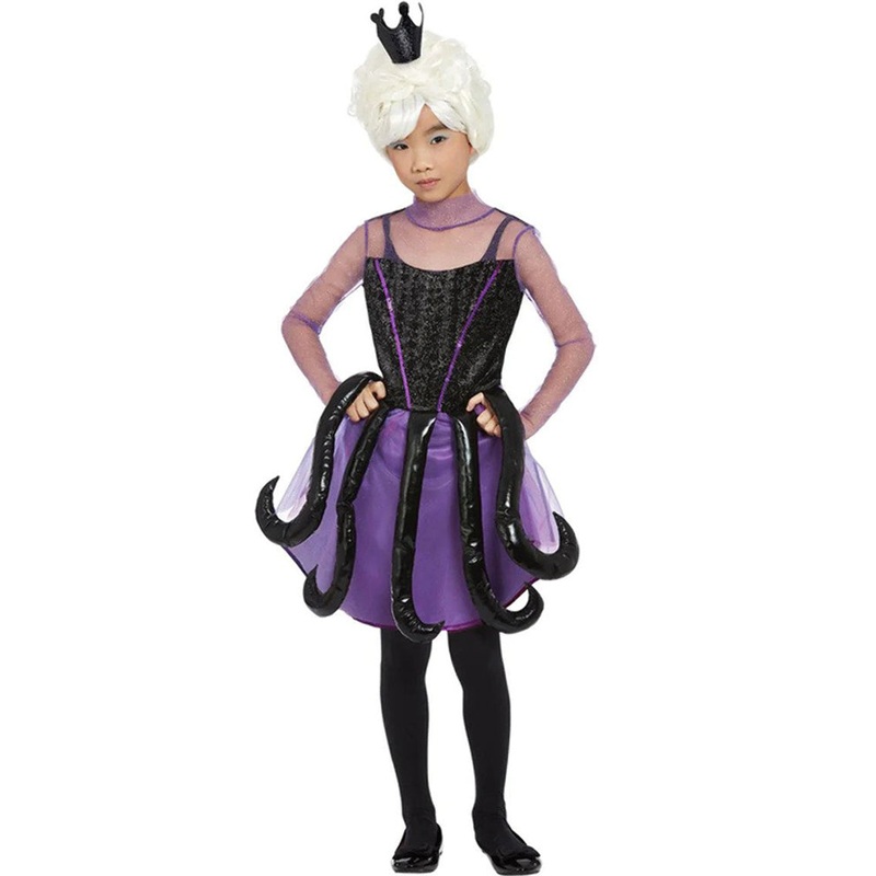 Evil Sea Witch Kids Costume