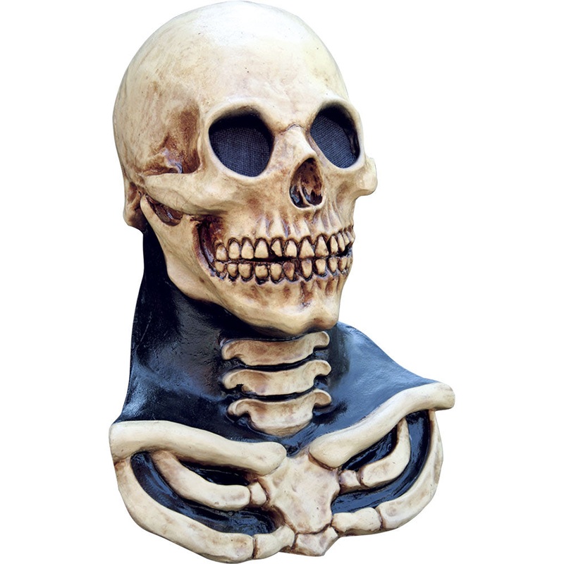 Long Neck Skull Bone Deluxe Mask