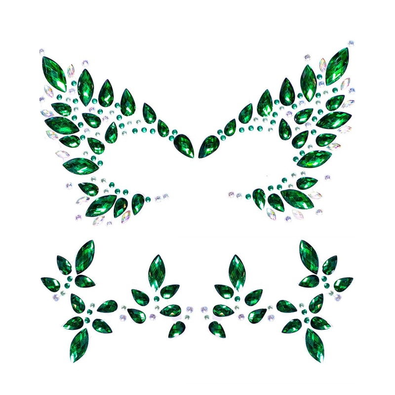 Poison Adhesive Face Jewels Sticker