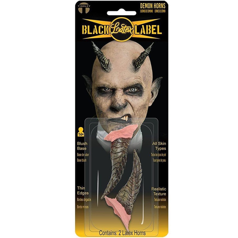 Black Label Latex Demon Horns