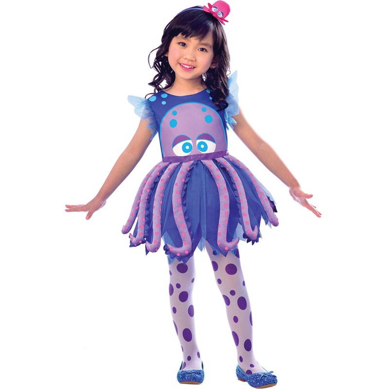 Elly Octopus Girls Costume