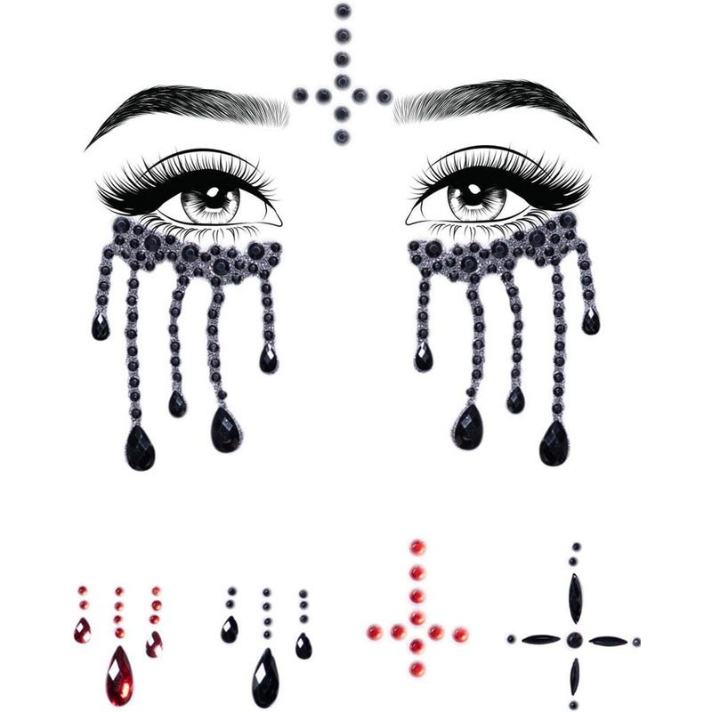 Possessed Adhesive Face Jewels