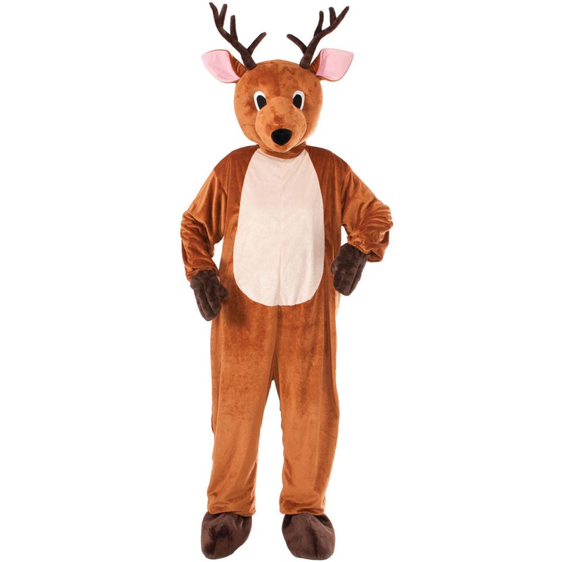 Reindeer Mascot Adult Christmas Costume