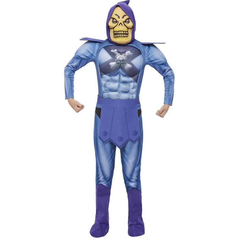 Skeletor with Muscle Chest Kids Costume