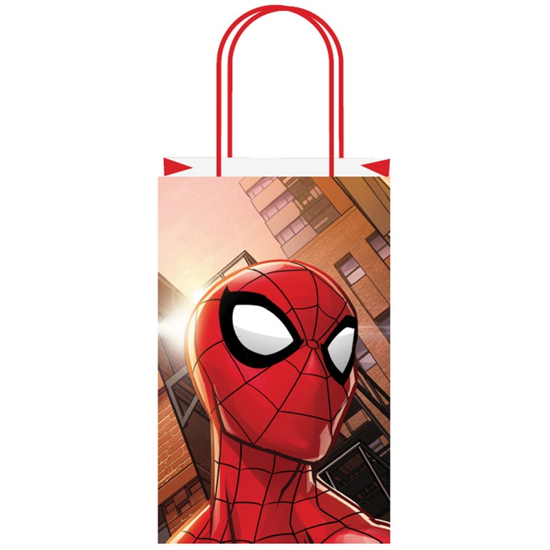 Spiderman Webbed Wonder Paper Kraft Bags Pack of 8