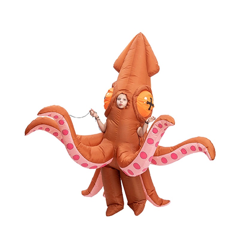 Squid Inflatable Kids Costume