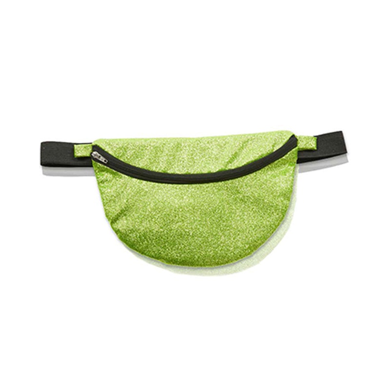 80s Glitter Green Bum Bag