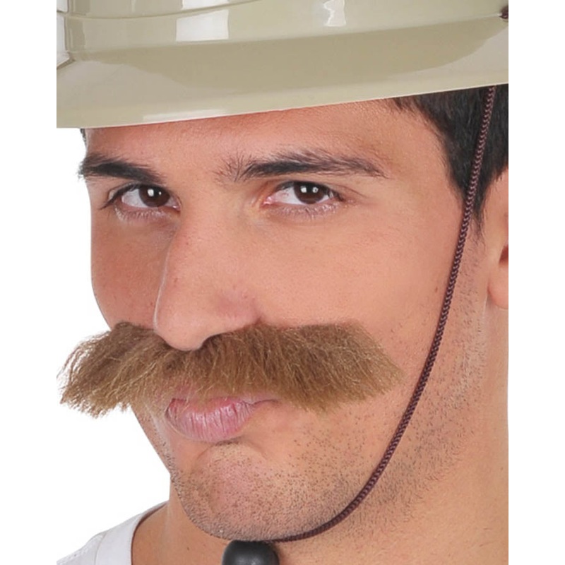 Bushy Brown Moustache