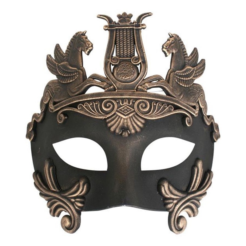 Cavalli Centurion Black and Bronze Masquerade Mask