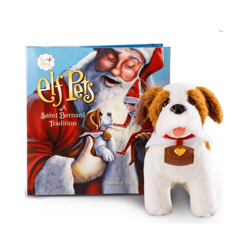 Elf on the Shelf Elf Pets A Saint Bernard Tradition