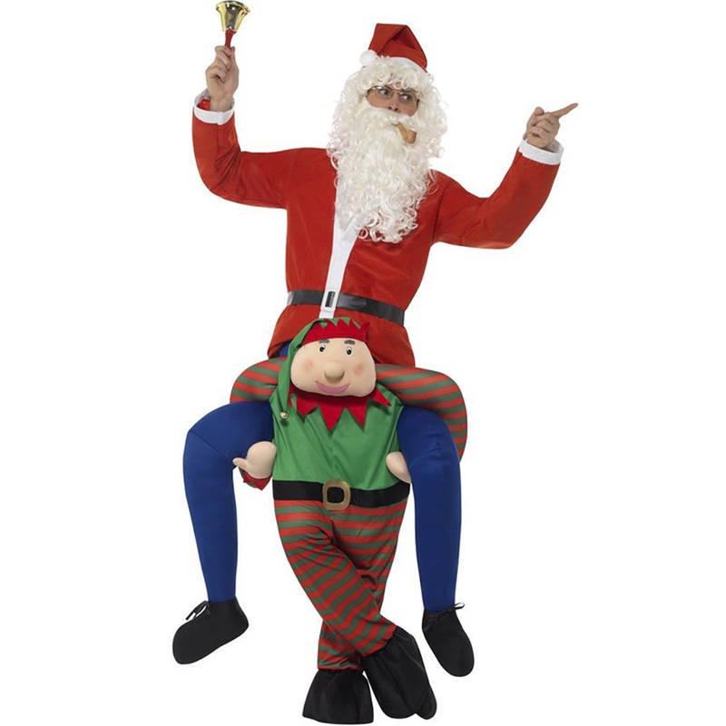 Piggyback Elf Adult Costume